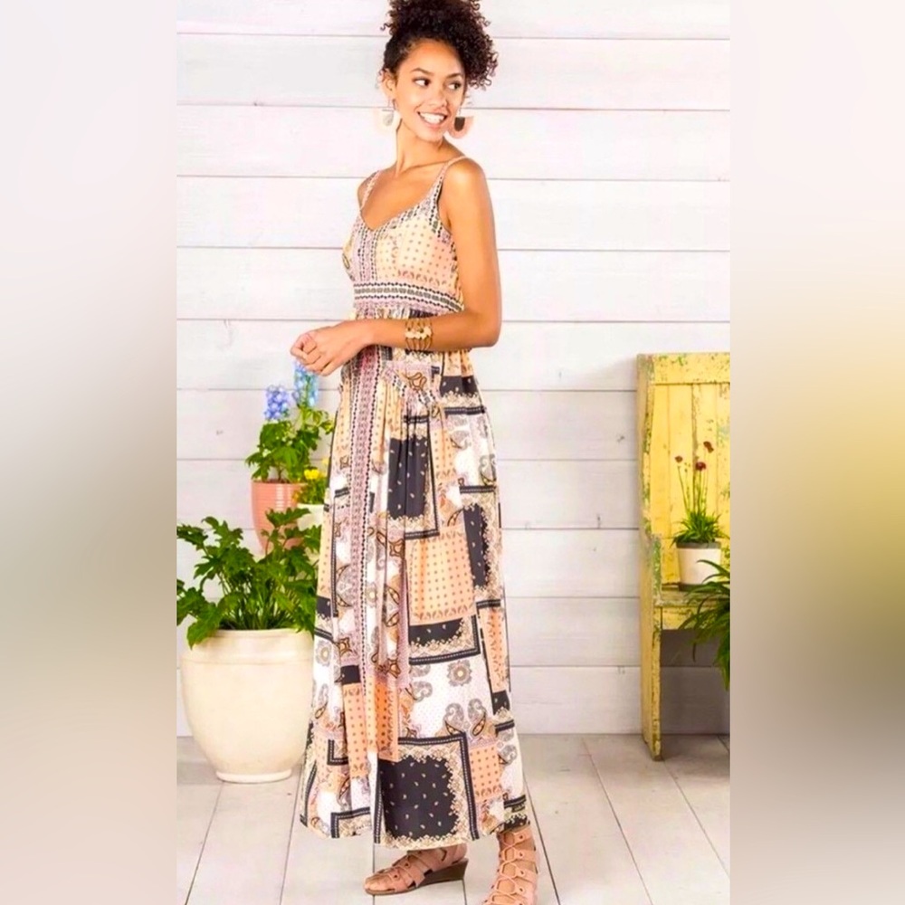 Matilda Jane Bohemian Paisley Maxi Dress